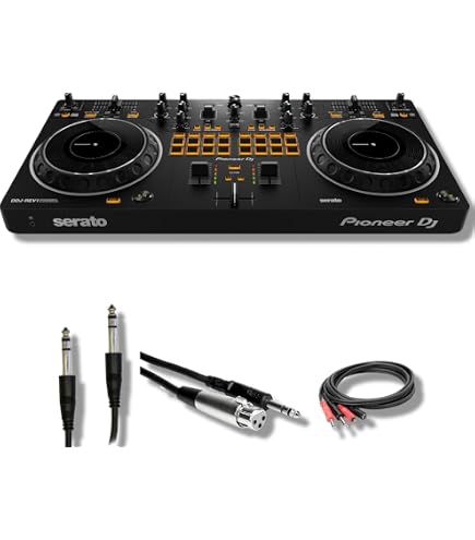 Pioneer DJ DDJ-REV1 コントローラー 最終価格 Amazon.com: Pioneer DDJ-REV1 DJ Controller Bundle with Adjustable